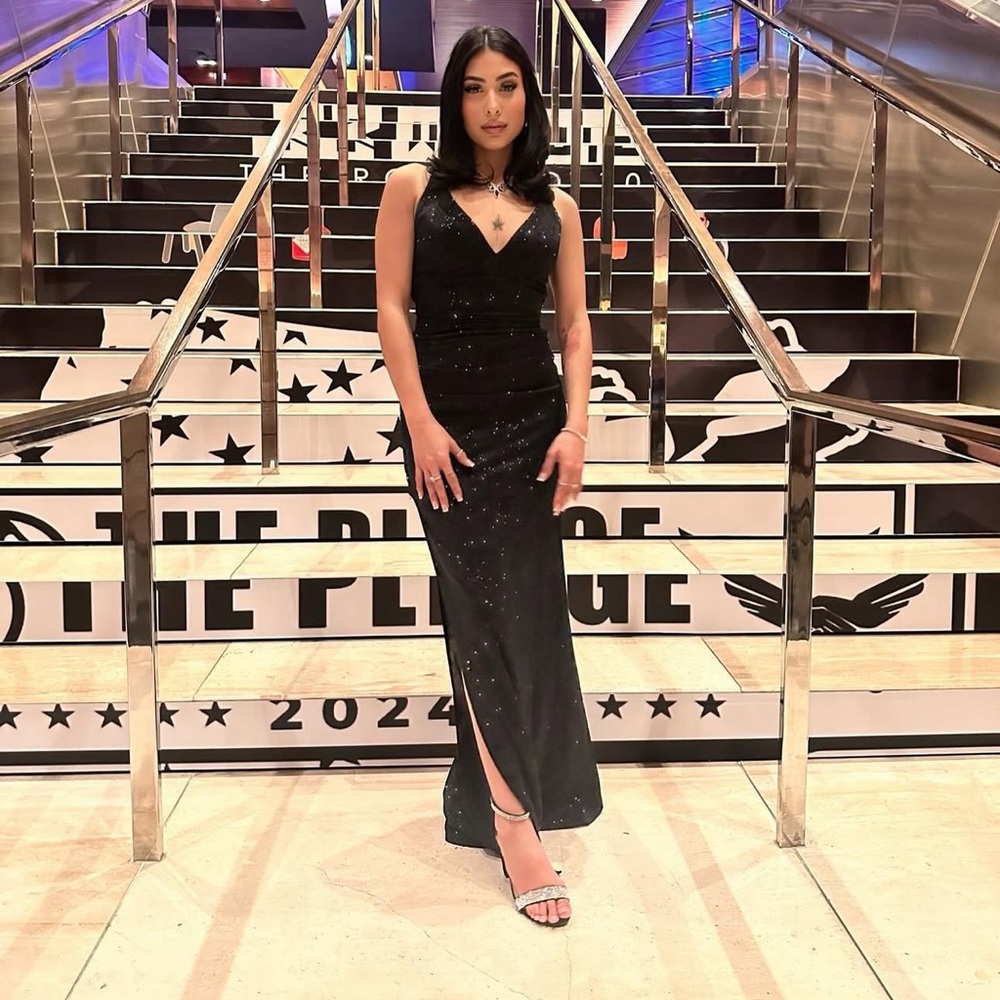 Black sparkling gala dress from winsdor